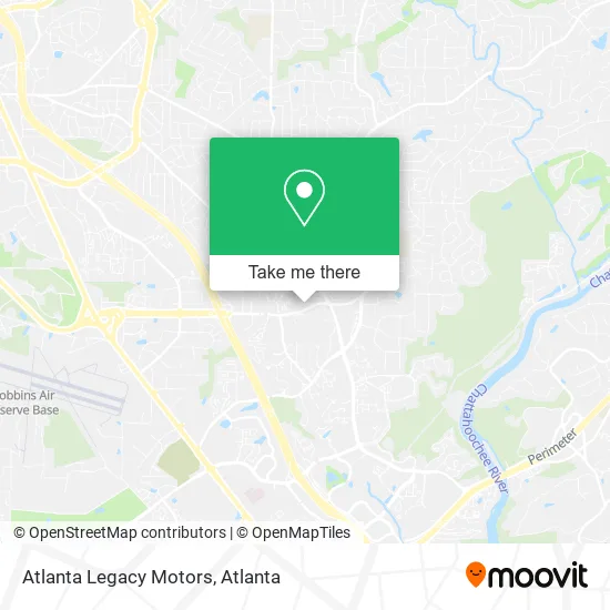Atlanta Legacy Motors map