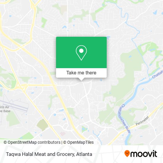 Mapa de Taqwa Halal Meat and Grocery