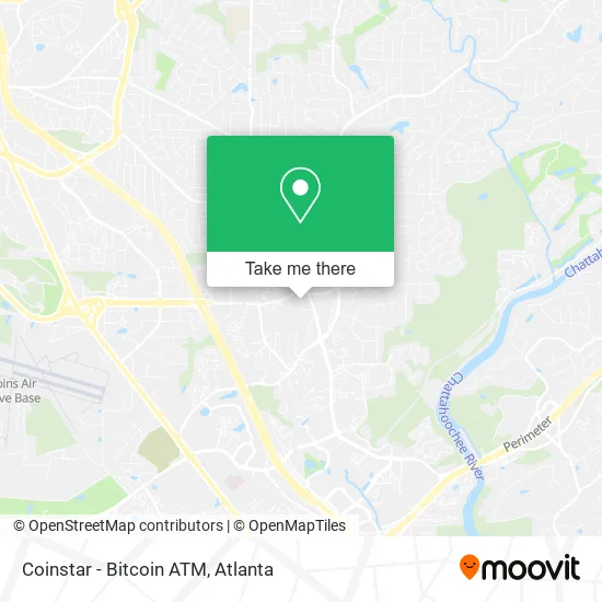 Mapa de Coinstar - Bitcoin ATM