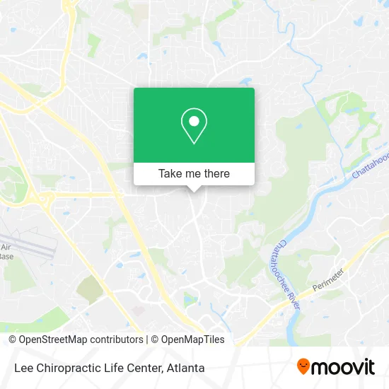 Lee Chiropractic Life Center map