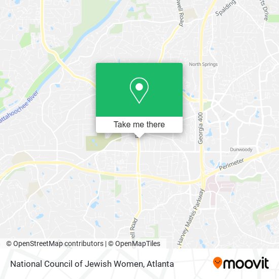 National Council of Jewish Women map