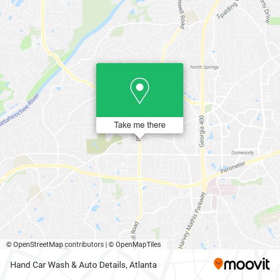 Hand Car Wash & Auto Details map