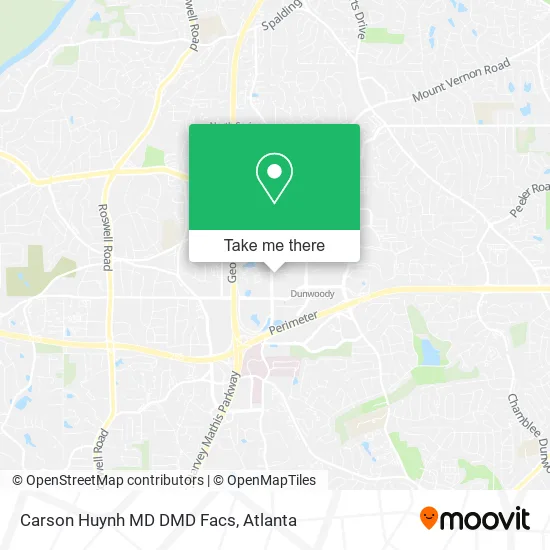 Carson Huynh MD DMD Facs map