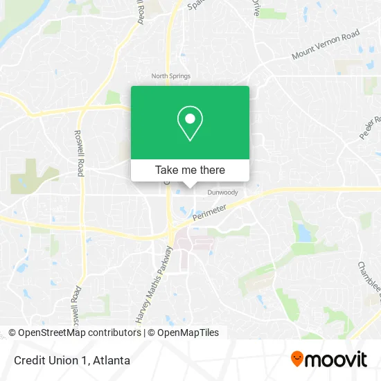 Credit Union 1 map