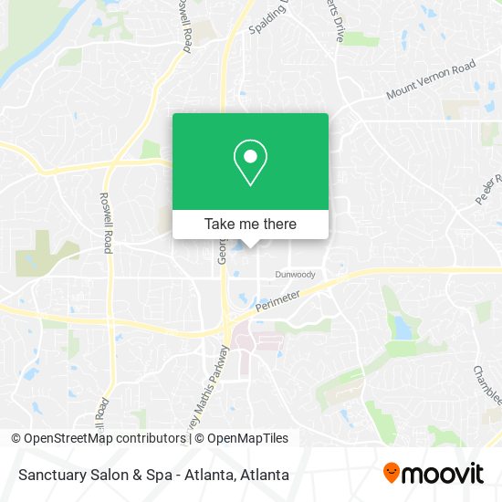 Sanctuary Salon & Spa - Atlanta map