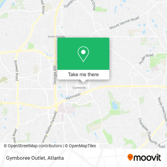 Gymboree Outlet map