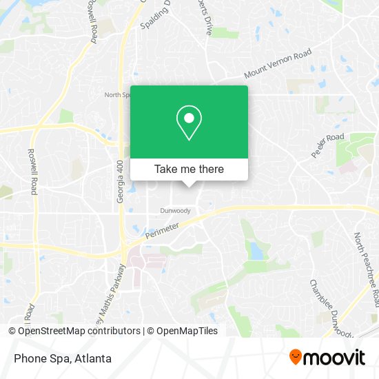 Phone Spa map