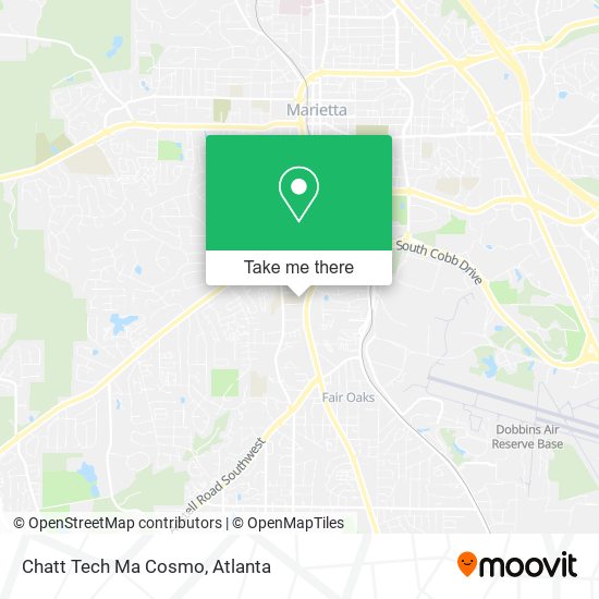 Mapa de Chatt Tech Ma Cosmo