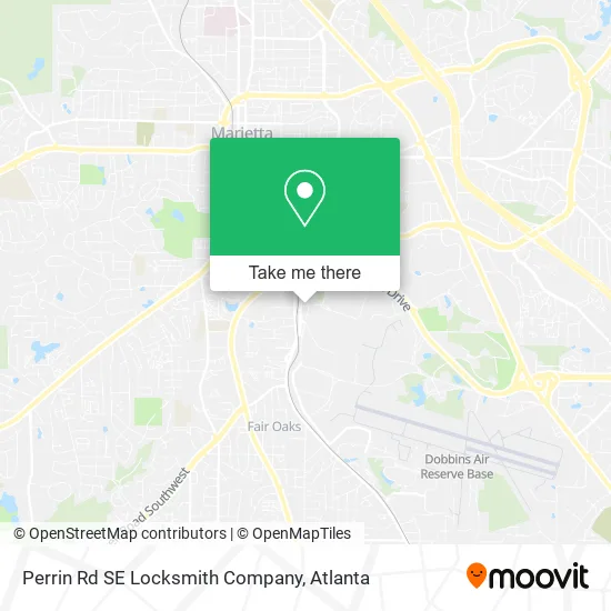 Perrin Rd SE Locksmith Company map