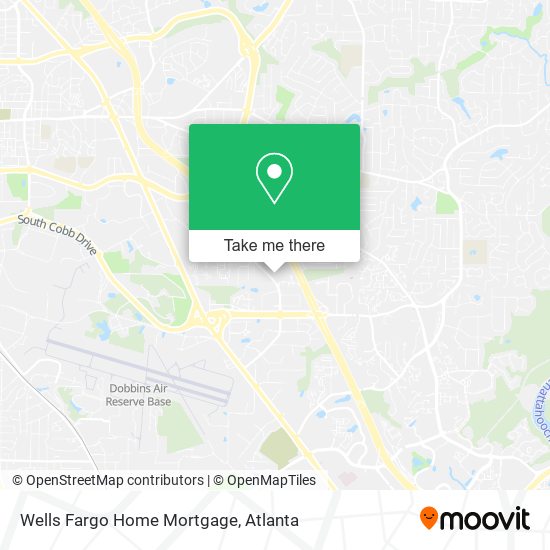 Mapa de Wells Fargo Home Mortgage