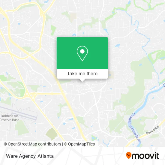 Ware Agency map