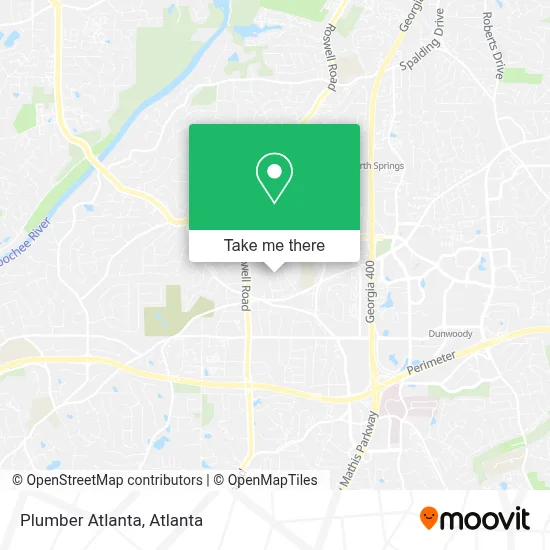 Plumber Atlanta map