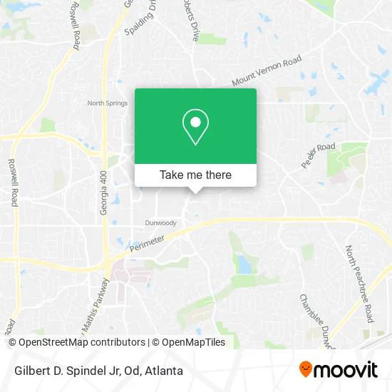 Gilbert D. Spindel Jr, Od map