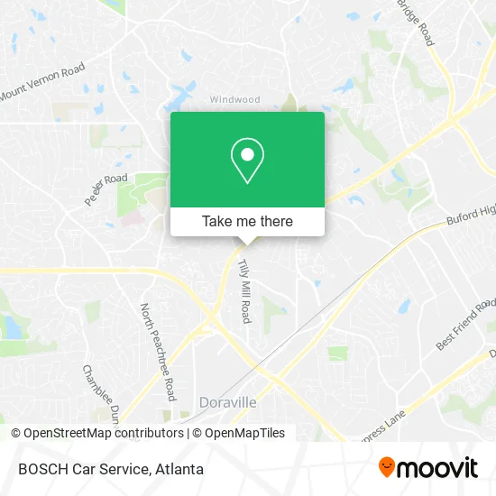 BOSCH Car Service map