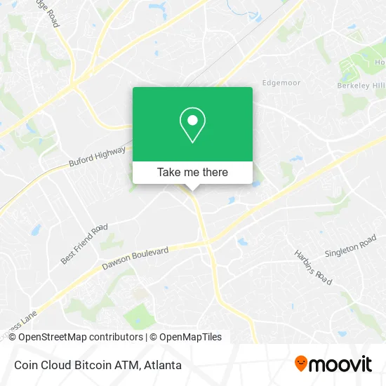 Coin Cloud Bitcoin ATM map