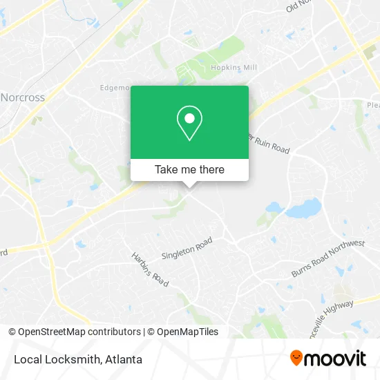 Local Locksmith map