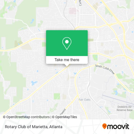 Rotary Club of Marietta map