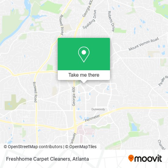 Freshhome Carpet Cleaners map