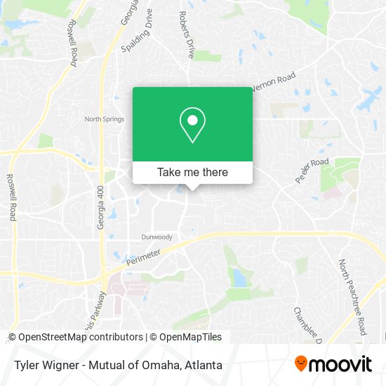 Mapa de Tyler Wigner - Mutual of Omaha
