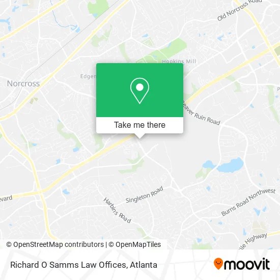 Richard O Samms Law Offices map