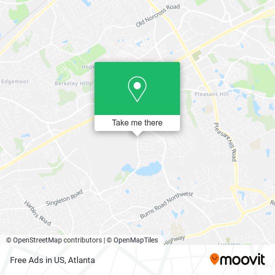 Free Ads in US map