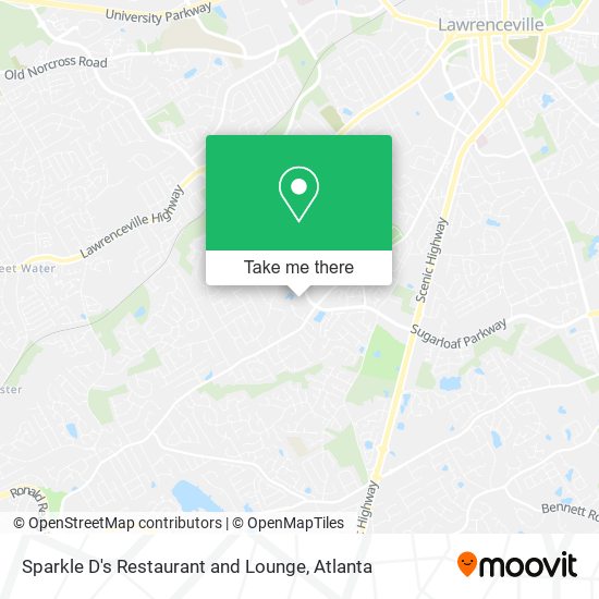 Mapa de Sparkle D's Restaurant and Lounge