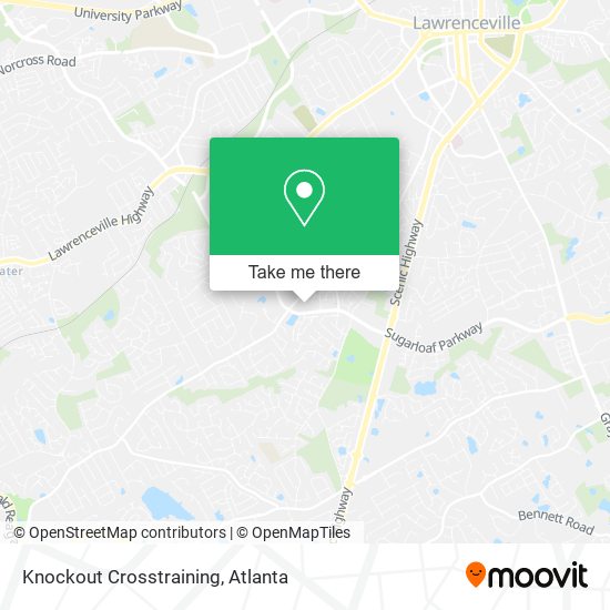 Knockout Crosstraining map