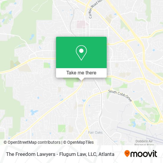 The Freedom Lawyers - Flugum Law, LLC map