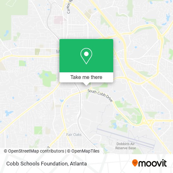 Mapa de Cobb Schools Foundation