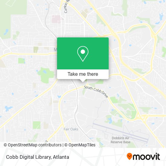 Cobb Digital Library map