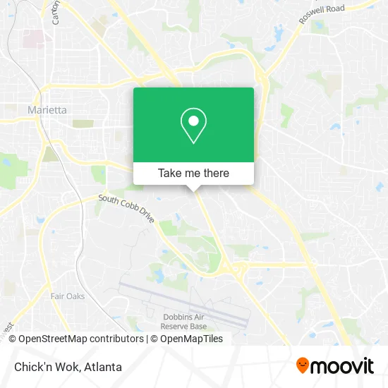 Chick'n Wok map