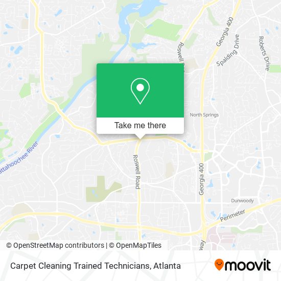 Mapa de Carpet Cleaning Trained Technicians