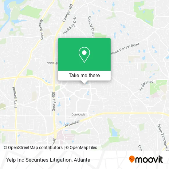 Mapa de Yelp Inc Securities Litigation