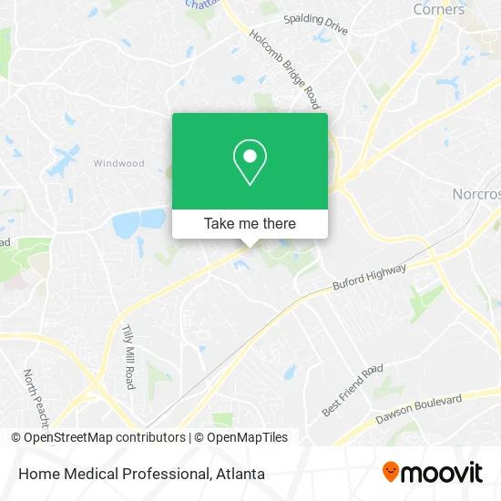 Home Medical Professional map
