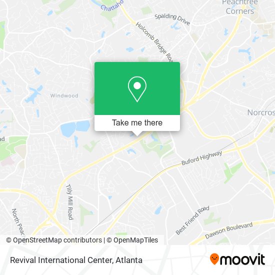 Revival International Center map