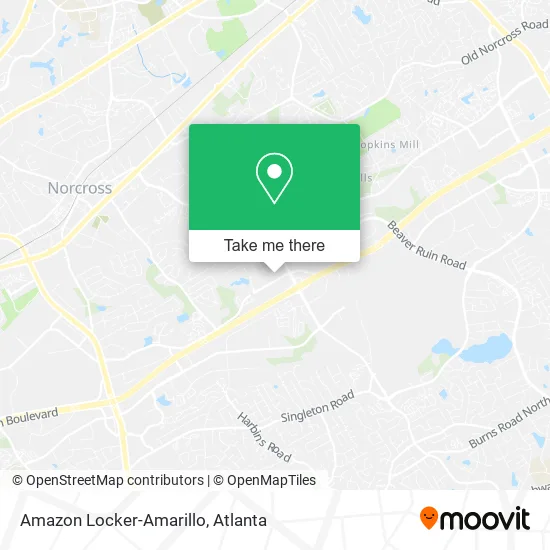 Amazon Locker-Amarillo map