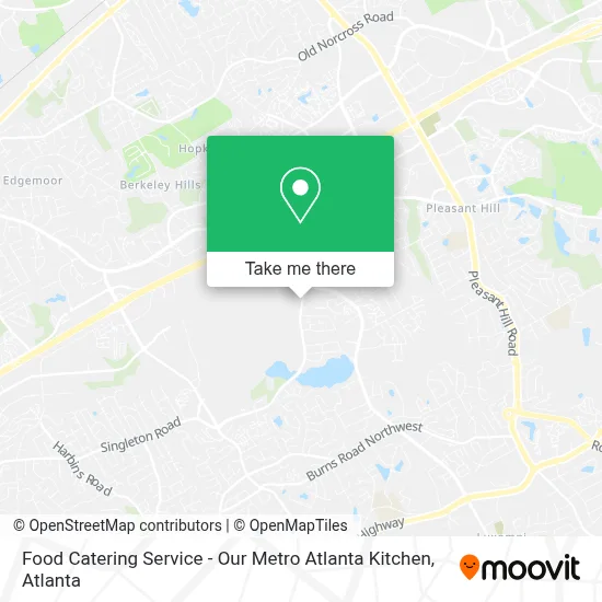 Food Catering Service - Our Metro Atlanta Kitchen map