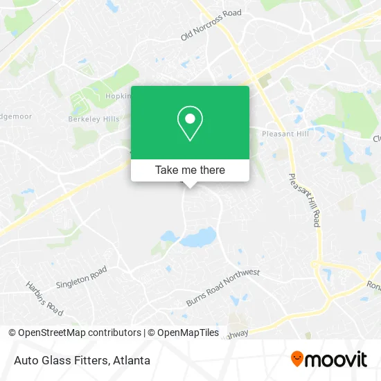 Auto Glass Fitters map