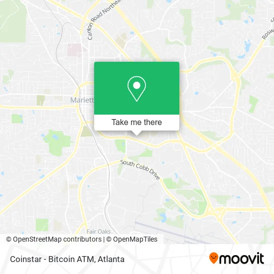 Coinstar - Bitcoin ATM map