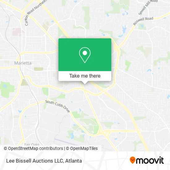 Lee Bissell Auctions LLC map
