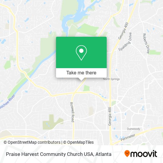 Mapa de Praise Harvest Community Church USA