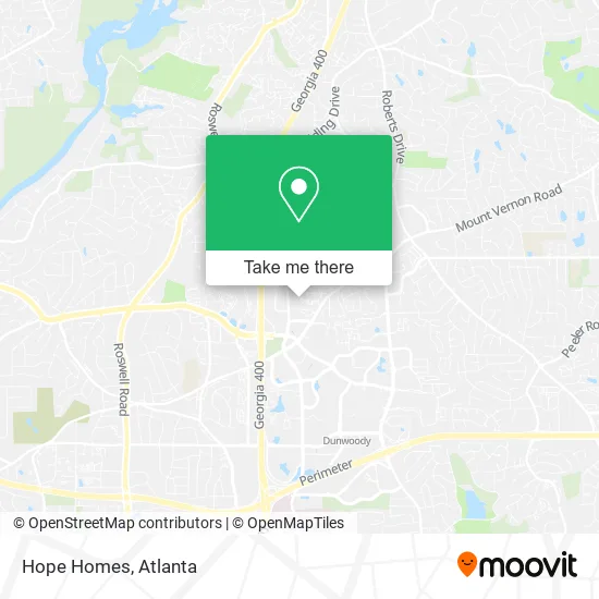 Hope Homes map