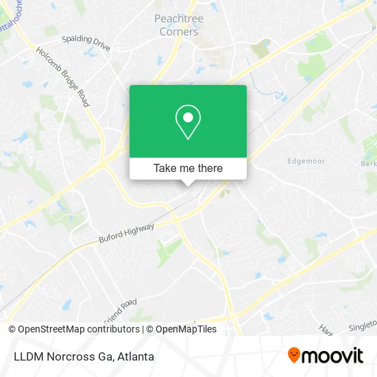 LLDM Norcross Ga map