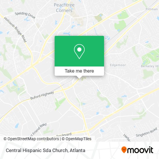 Mapa de Central Hispanic Sda Church