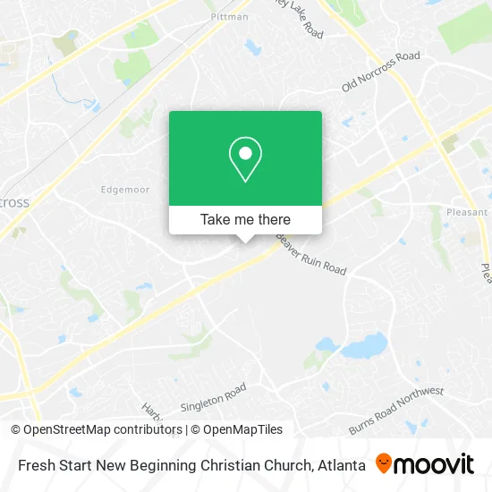 Fresh Start New Beginning Christian Church map
