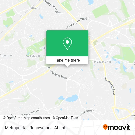 Metropolitan Renovations map