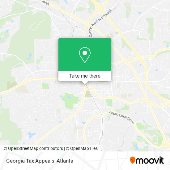 Mapa de Georgia Tax Appeals