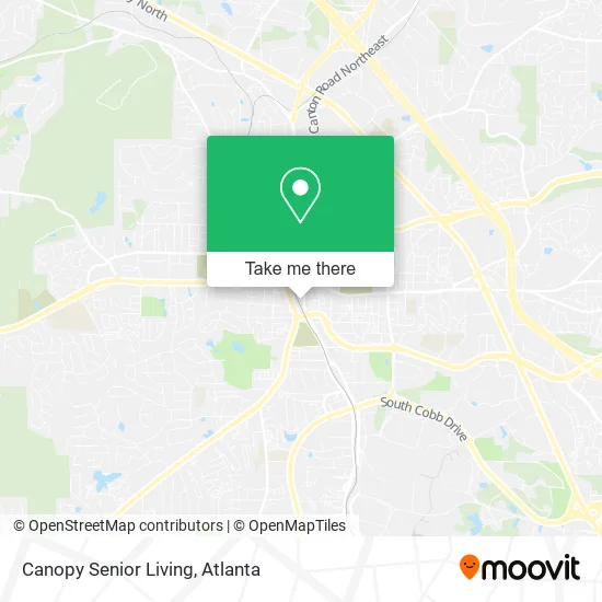 Canopy Senior Living map
