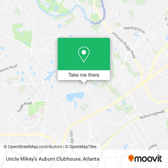 Uncle Mikey's Auburn Clubhouse map