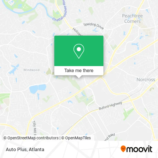 Auto Plus map